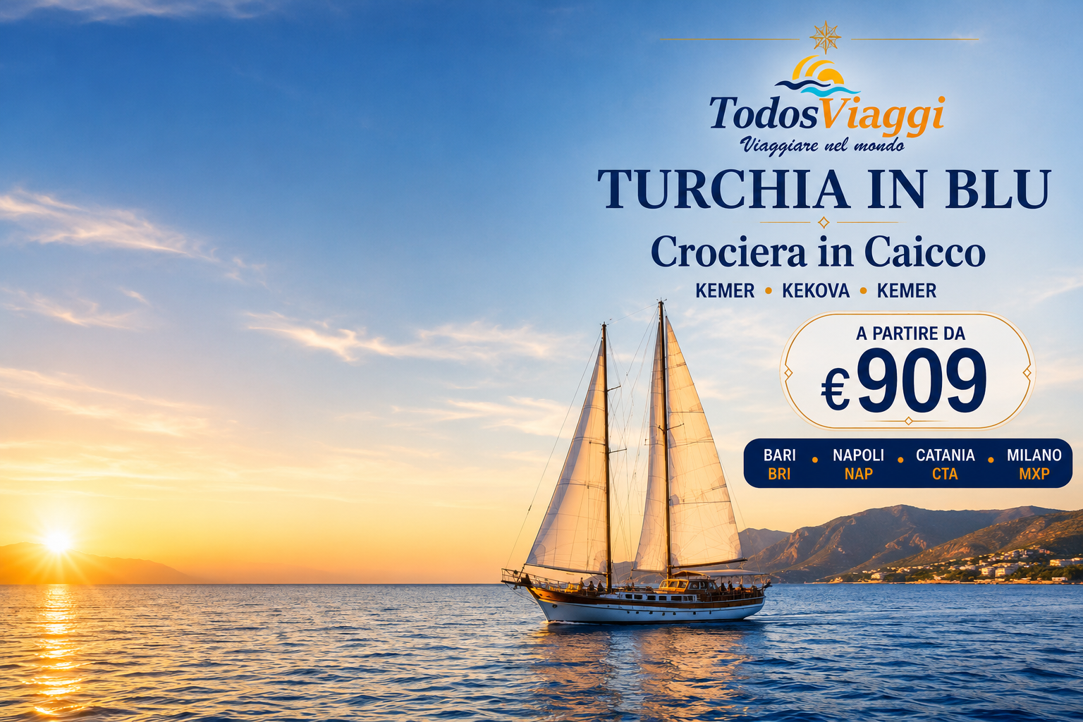 TURCHIA - TOUR IN BLU IN CAICCO